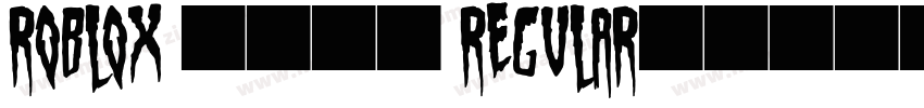 Roblox 2017 Regular字体转换